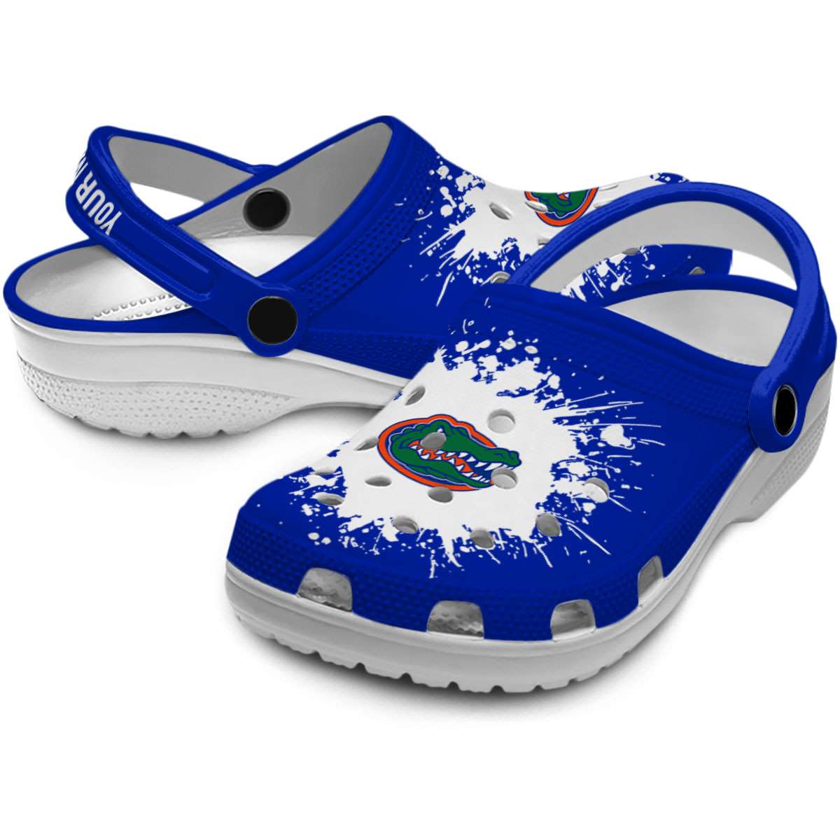 Merchidea Florida Gators NCAA Sport Crocs Crocband Clogs Shoes Comfortable For Men Women and Kids