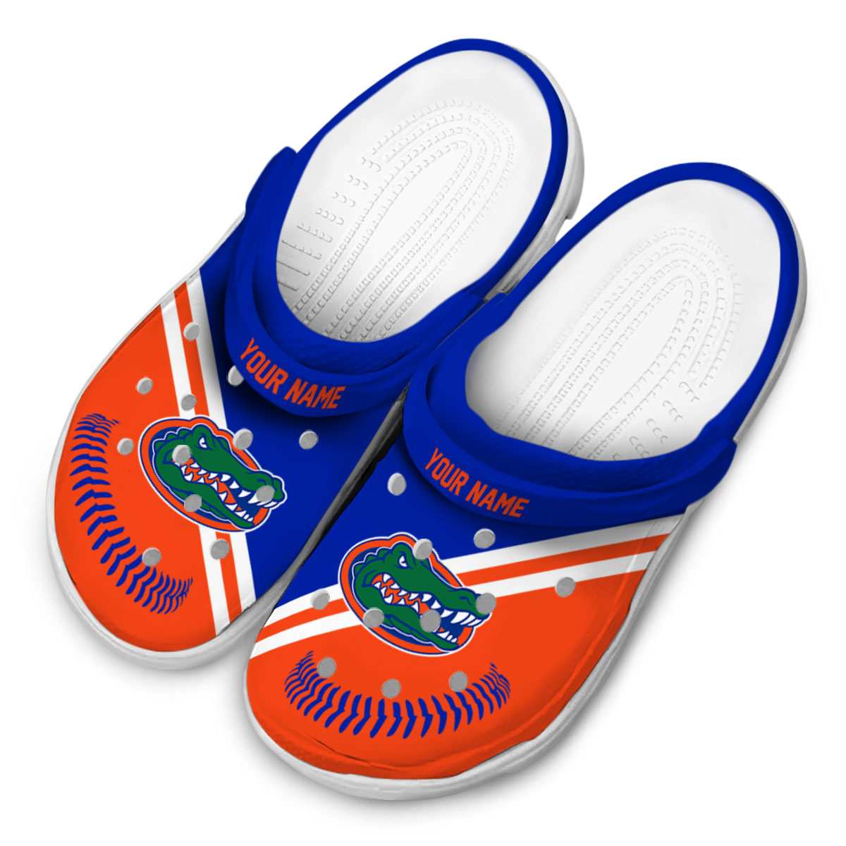 Merchidea Florida Gators NCAA Sport Crocs Crocband Clogs Shoes Comfortable For Men Women and Kids