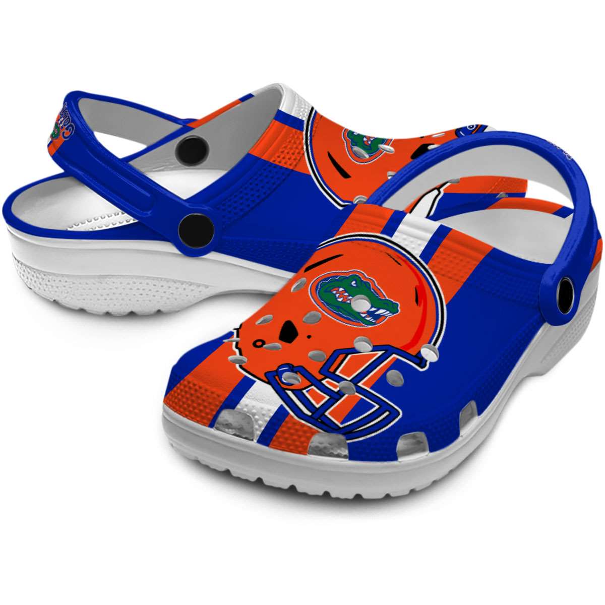 Merchidea Florida Gators NCAA Sport Crocs Crocband Clogs Shoes Comfortable For Men Women and Kids