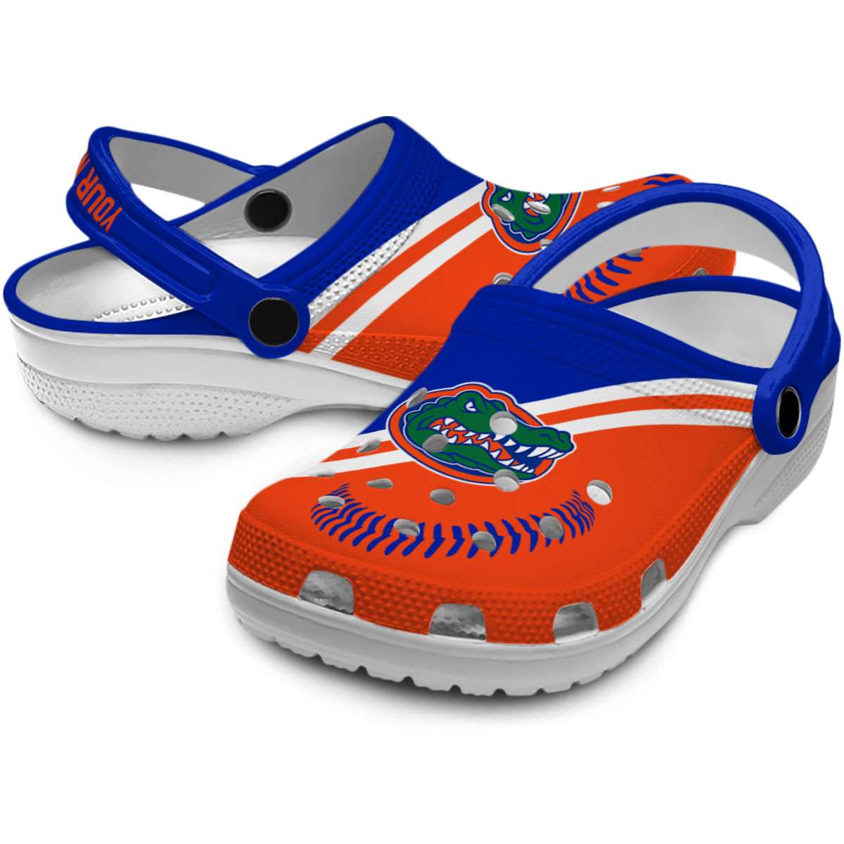 Merchidea Florida Gators NCAA Sport Crocs Crocband Clogs Shoes Comfortable For Men Women and Kids