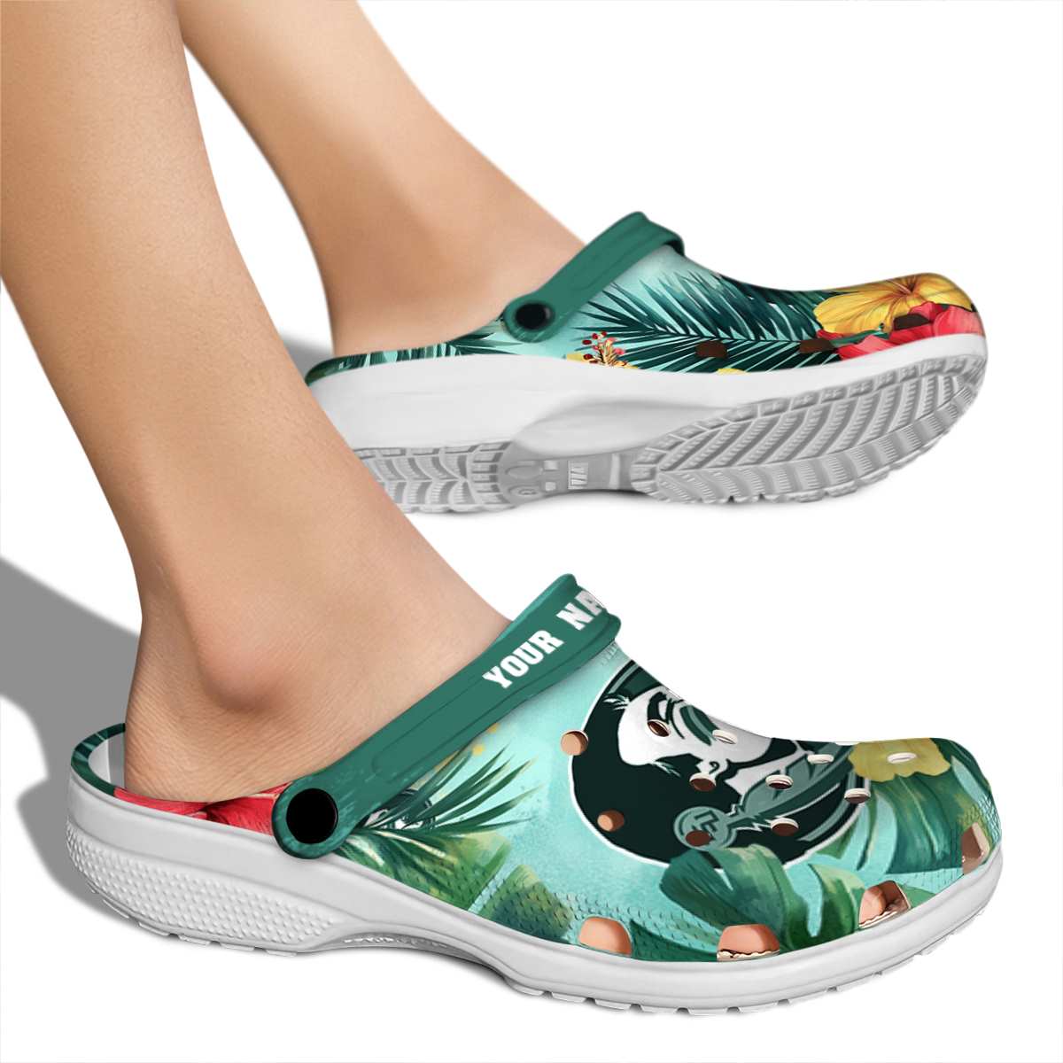 Merchidea Florida State Seminoles NCAA Sport Crocs Crocband Clogs Shoes Comfortable For Men Women and Kids