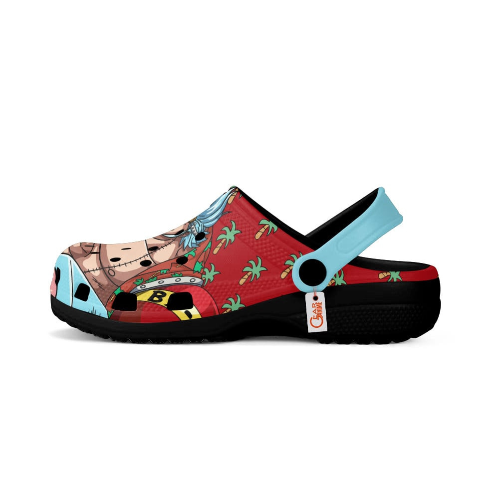 Merchidea Franky One Piece Anime Crocs Crocband Clogs Shoes Comfortable For Men Women and Kids