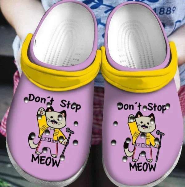 Merchidea Freddie Mercury Cat Queen Band Crocband Clogs Shoes