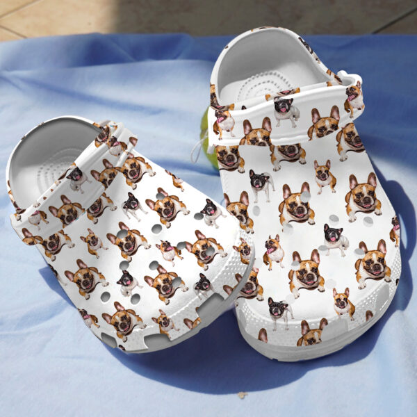 Merchidea French bulldog Crocs Crocband Clogs Shoes Comfortable For Men Women and Kids