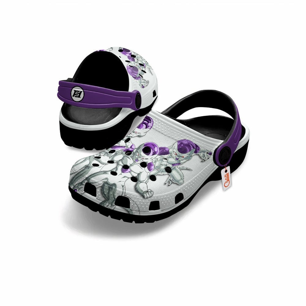 Merchidea Frieza Dragon Ball Anime Crocs Crocband Clogs Shoes Comfortable For Men Women and Kids