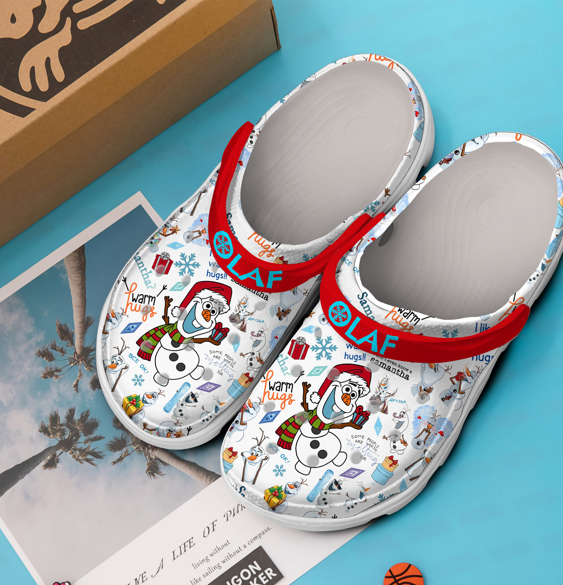 Merchidea Frogen Movie Crocs Crocband Clogs Shoes Comfortable For Men Women and Kids