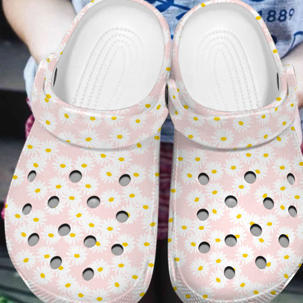 Merchidea Garden Floral Crocs Crocband Clogs Shoes Comfortable For Men Women and Kids