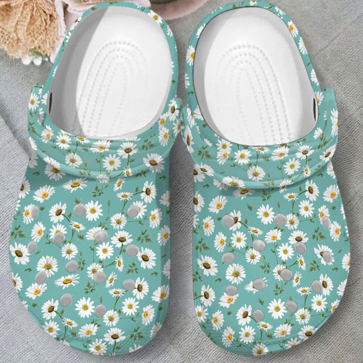 Merchidea Garden Floral Crocs Crocband Clogs Shoes Comfortable For Men Women and Kids