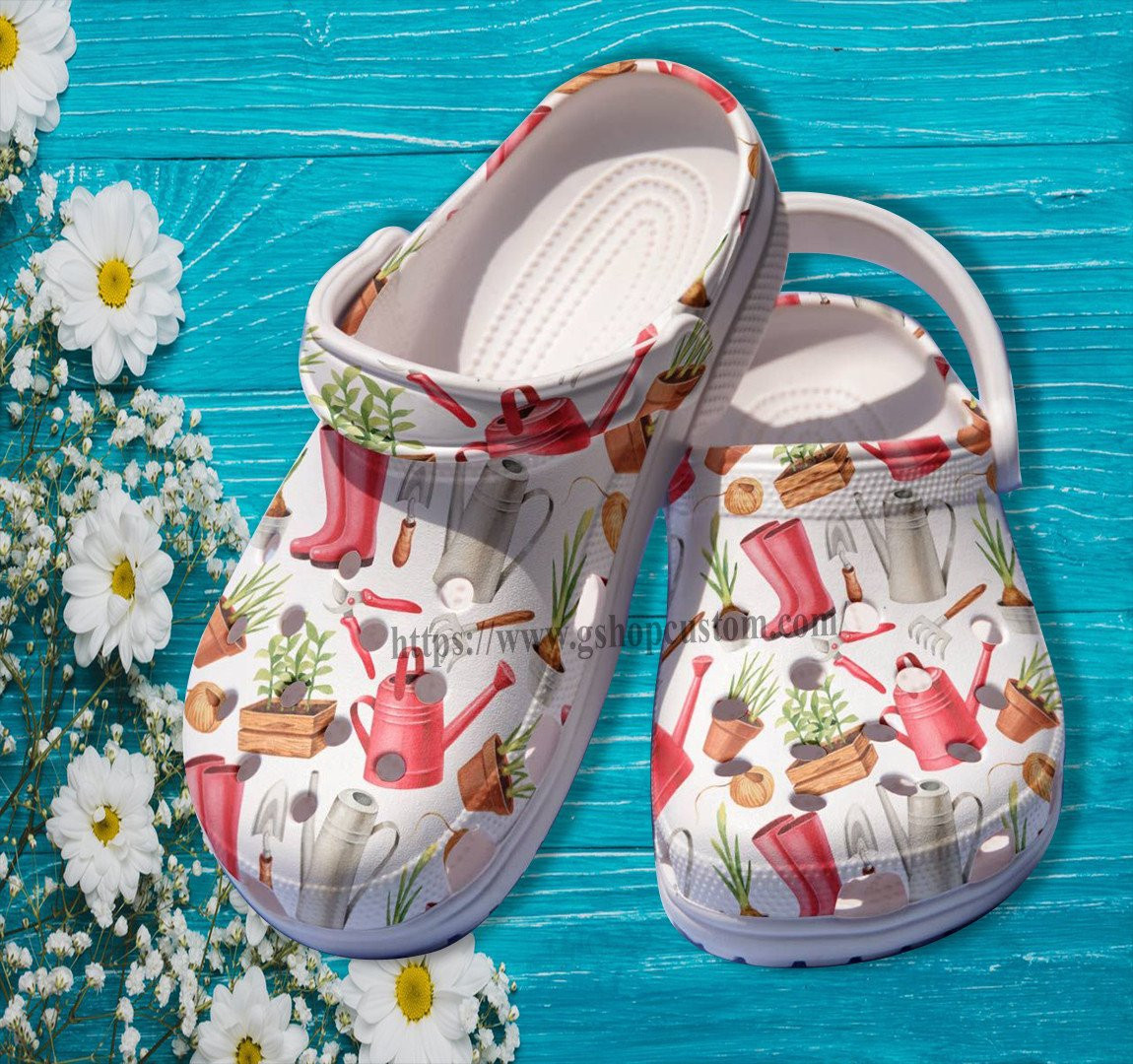 Merchidea Garden Worker Flower Tree Croc Shoes Gift Mother Day- Garden Decor Cactus Shoes Croc Clogs Customize Gift Mommy