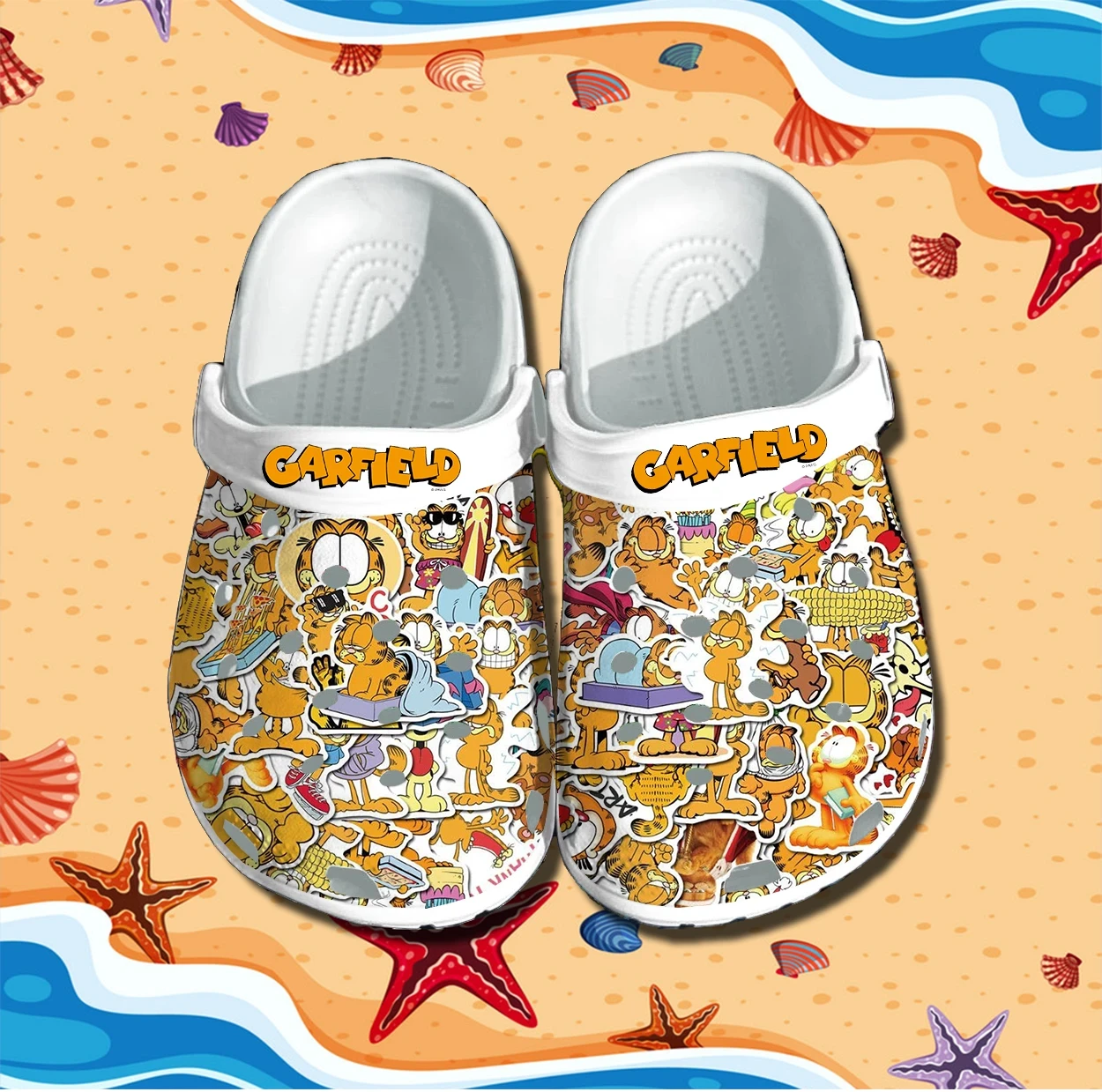 Merchidea Garfield Crocs Clog Shoes
