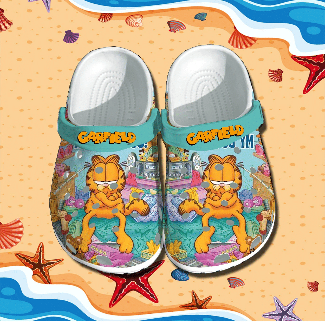 Merchidea Garfield Crocs Clog Shoes