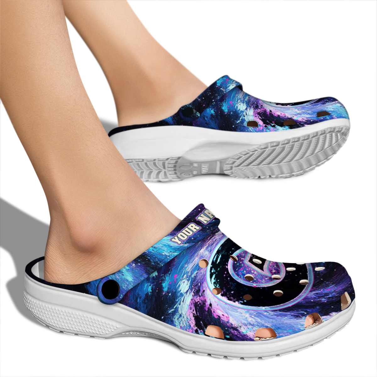 Merchidea Georgetown Hoyas NCAA Sport Crocs Crocband Clogs Shoes Comfortable For Men Women and Kids