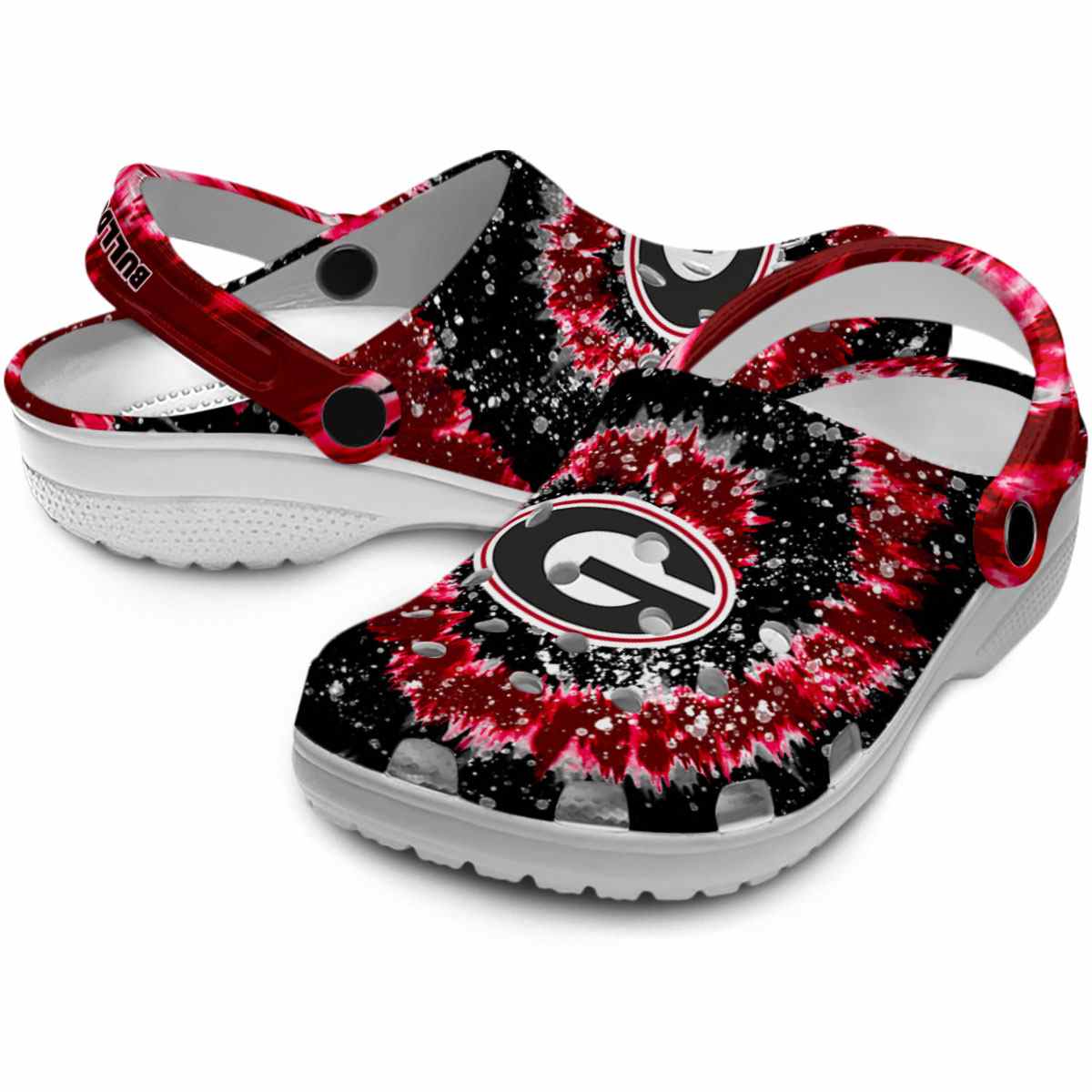Merchidea Georgia Bulldogs NCAA Sport Crocs Crocband Clogs Shoes Comfortable For Men Women and Kids