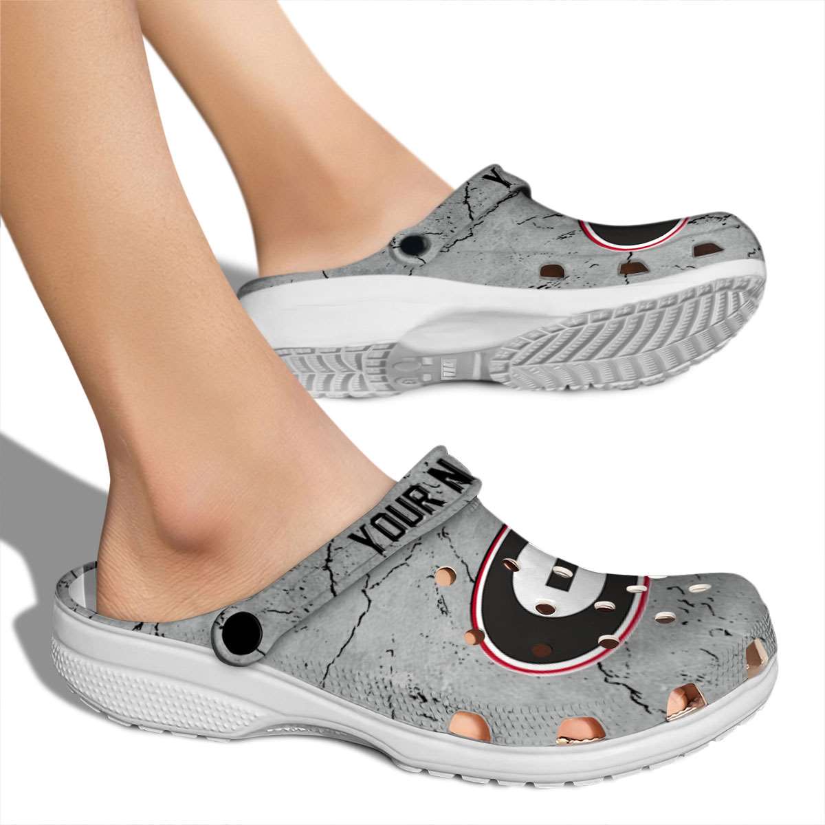 Merchidea Georgia Bulldogs NCAA Sport Crocs Crocband Clogs Shoes Comfortable For Men Women and Kids