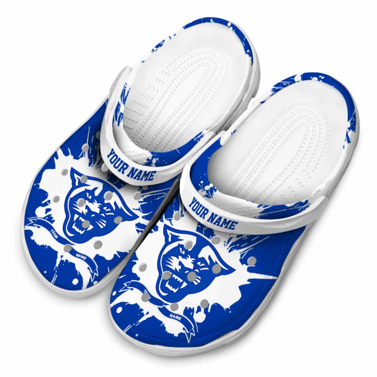 Merchidea Georgia State Panthers NCAA Sport Crocs Crocband Clogs Shoes Comfortable For Men Women and Kids