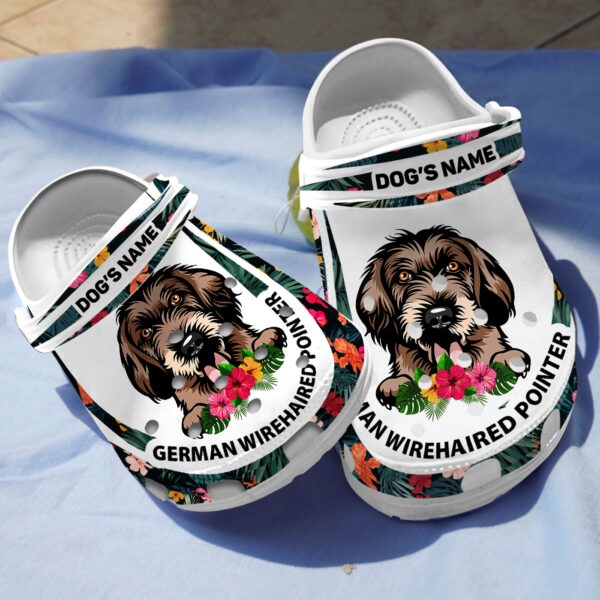 Merchidea German Wirehaired Pointer Dog Crocs Crocband Clogs Shoes Comfortable For Men Women and Kids