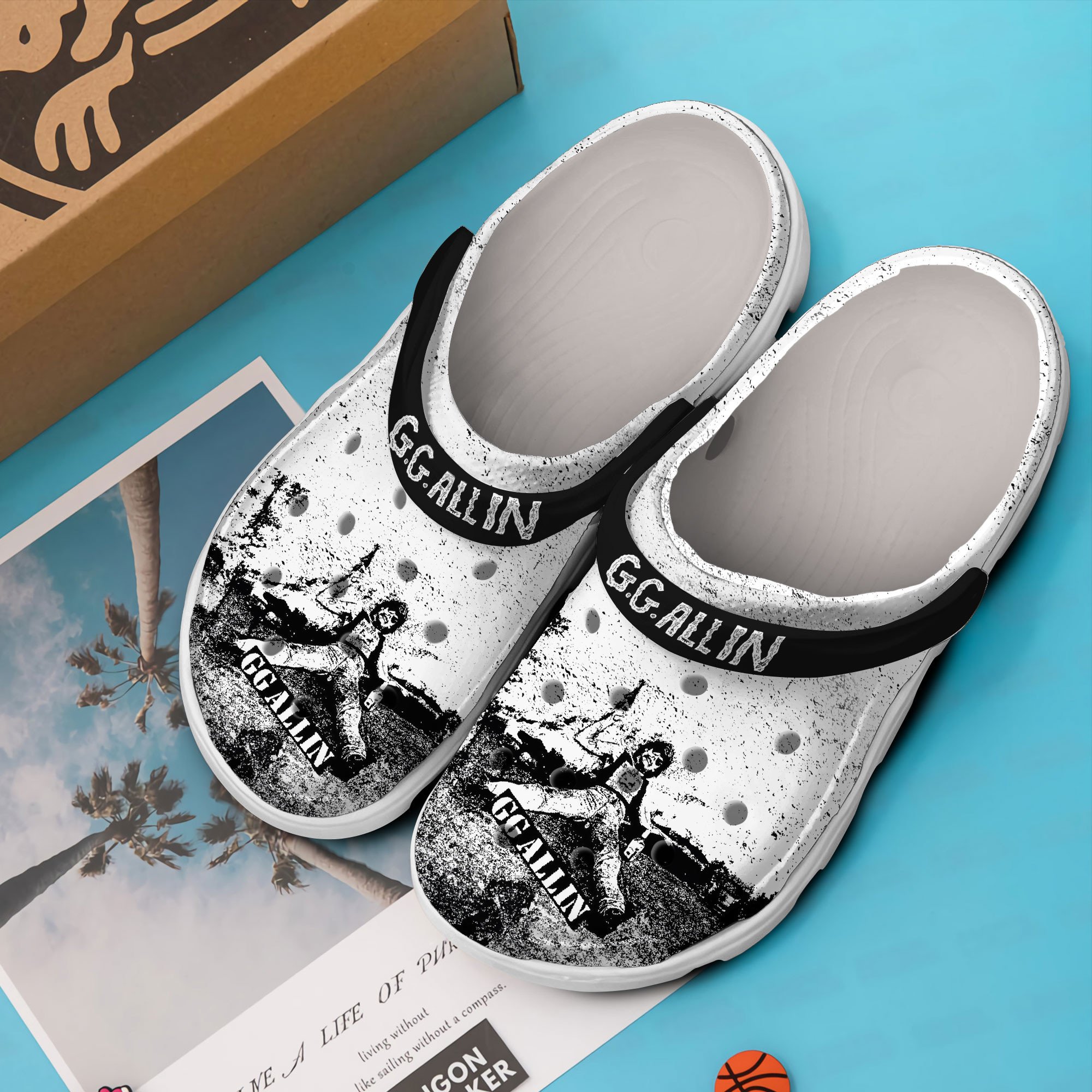 Merchidea GG Allin Music Crocs Crocband Clogs Shoes Comfortable For Men Women and Kids