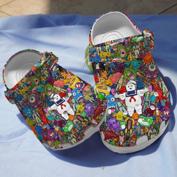 Merchidea Ghostbusters TV Series Crocs Crocband Clogs Shoes Comfortable For Men Women and Kids