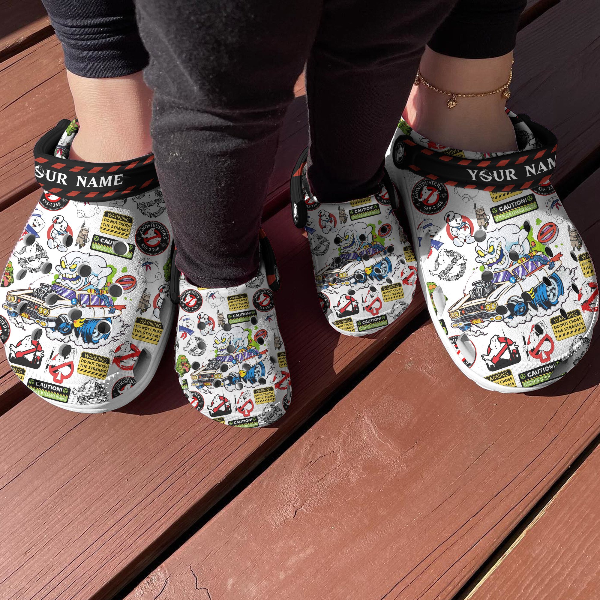 Merchidea Ghostbusters TV Series Crocs Crocband Clogs Shoes Comfortable For Men Women and Kids