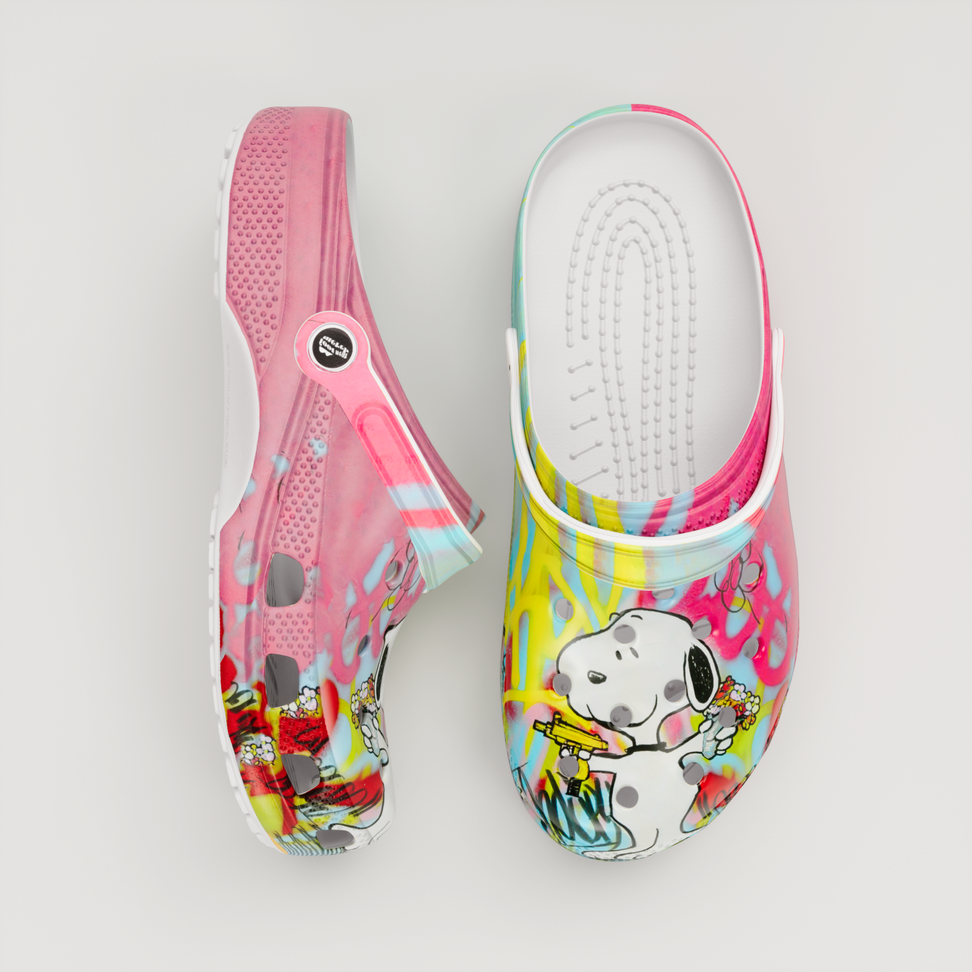 Merchidea Gift Snoopy Peanuts Cartoon Crocs 3D Clog For Men Women Kids Shoes