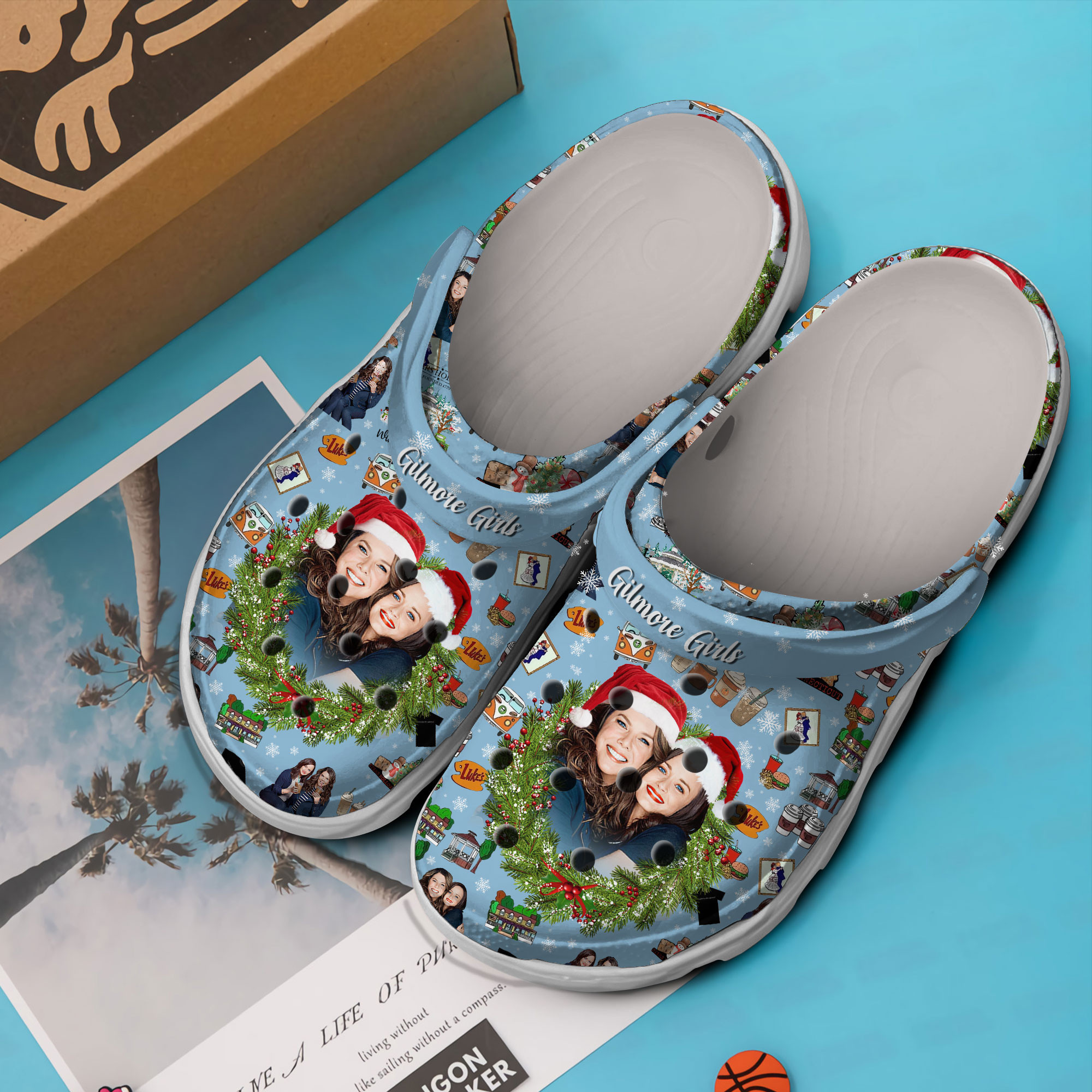 Merchidea Gilmore Girls TV Series Crocs Crocband Clogs Shoes Comfortable For Men Women and Kids