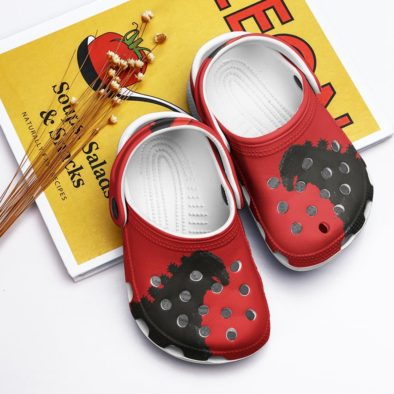 Merchidea Godzilla Movie Crocs Crocband Clogs Shoes Comfortable For Men Women and Kids