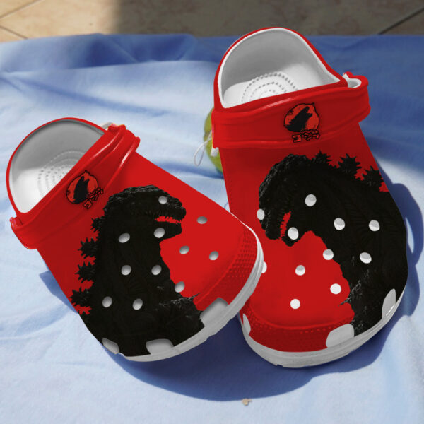 Merchidea Godzilla Movie Crocs Crocband Clogs Shoes Comfortable For Men Women and Kids