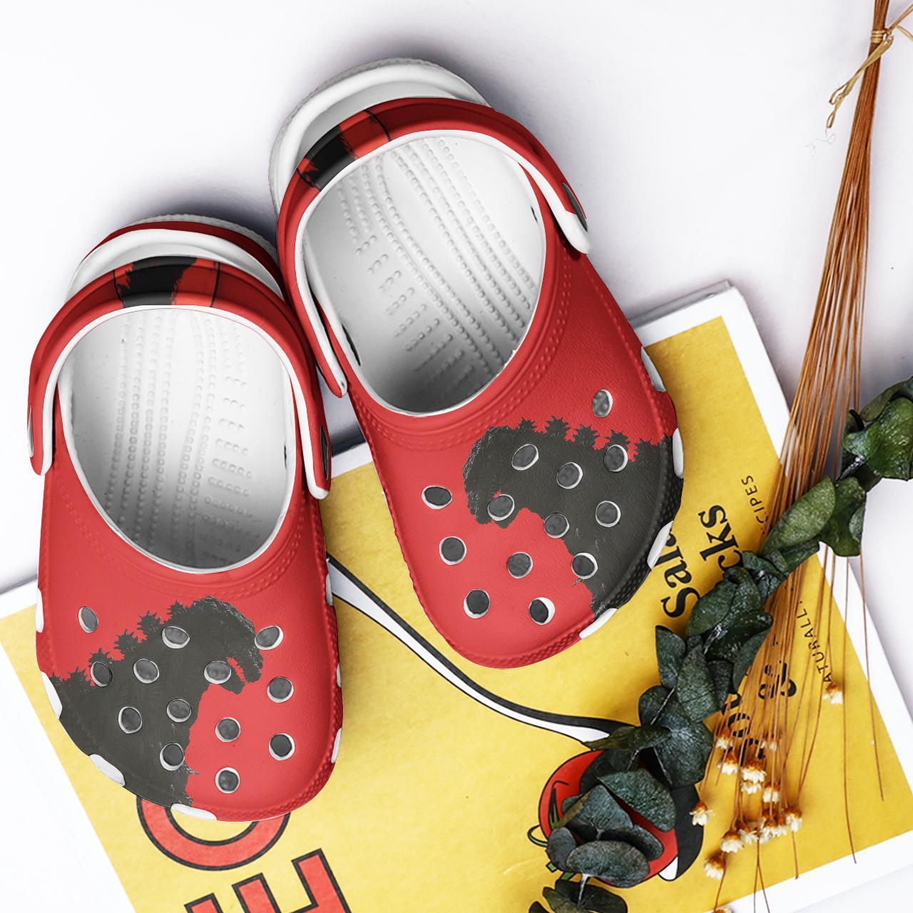 Merchidea Godzilla Movie Crocs Crocband Clogs Shoes Comfortable For Men Women and Kids