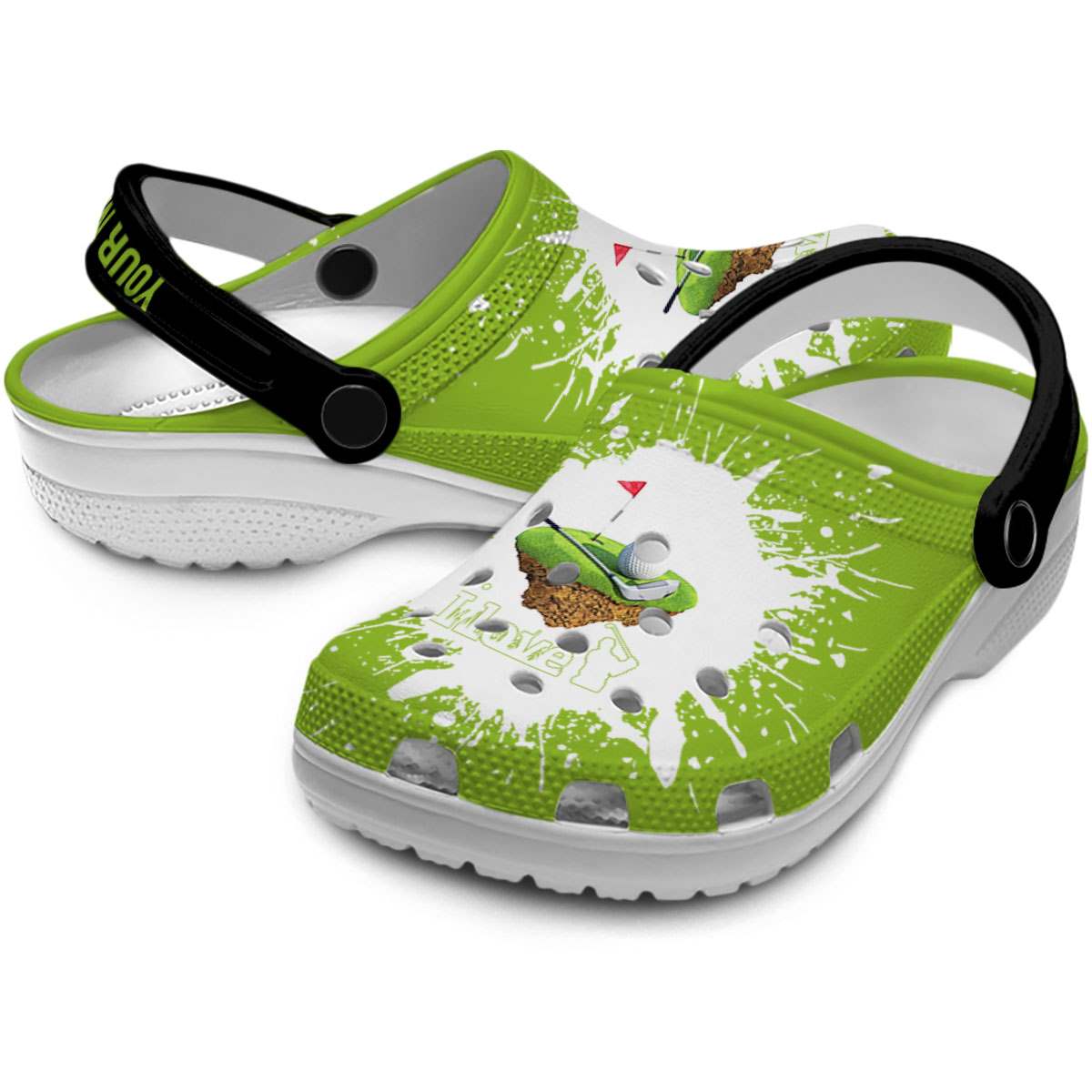 Merchidea Golf Sport Crocs Crocband Clogs Shoes Comfortable For Men Women and Kids
