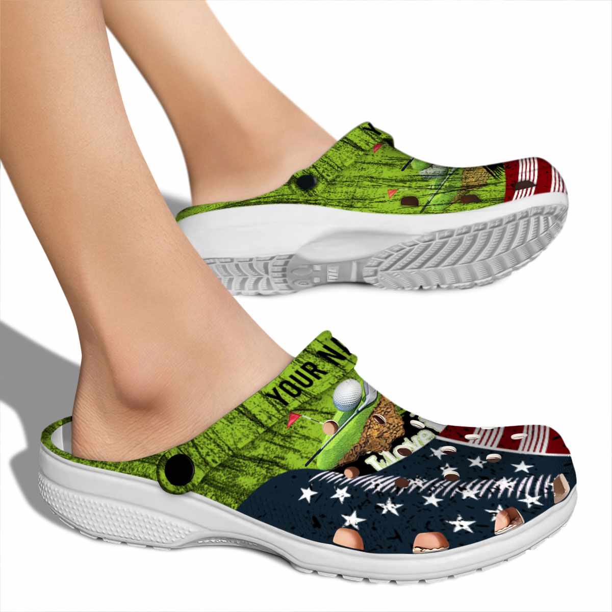 Merchidea Golf Sport Crocs Crocband Clogs Shoes Comfortable For Men Women and Kids