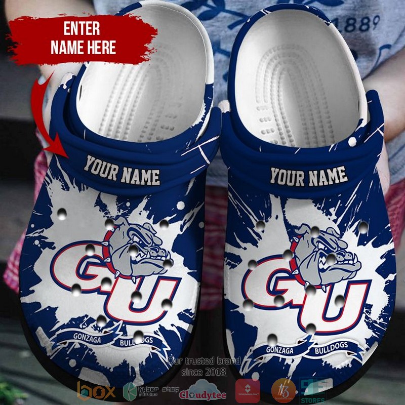 Merchidea Gonzaga Bulldogs NCAA Sport Crocs Crocband Clogs Shoes Comfortable For Men Women and Kids