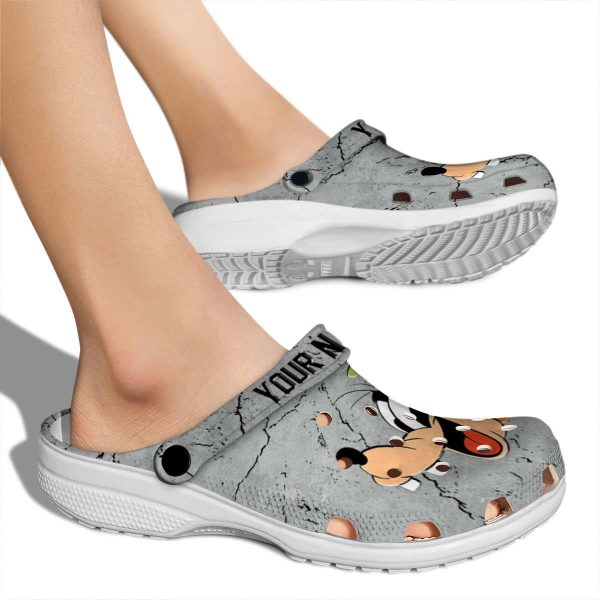 Merchidea Goofy Cartoon Crocs Crocband Clogs Shoes Comfortable For Men Women and Kids
