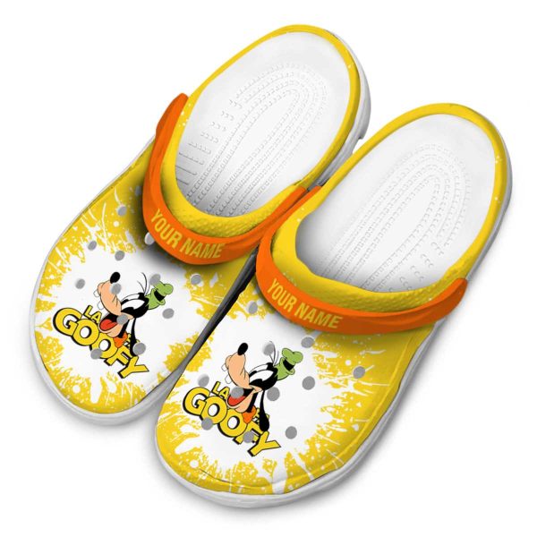 Merchidea Goofy Cartoon Crocs Crocband Clogs Shoes Comfortable For Men Women and Kids