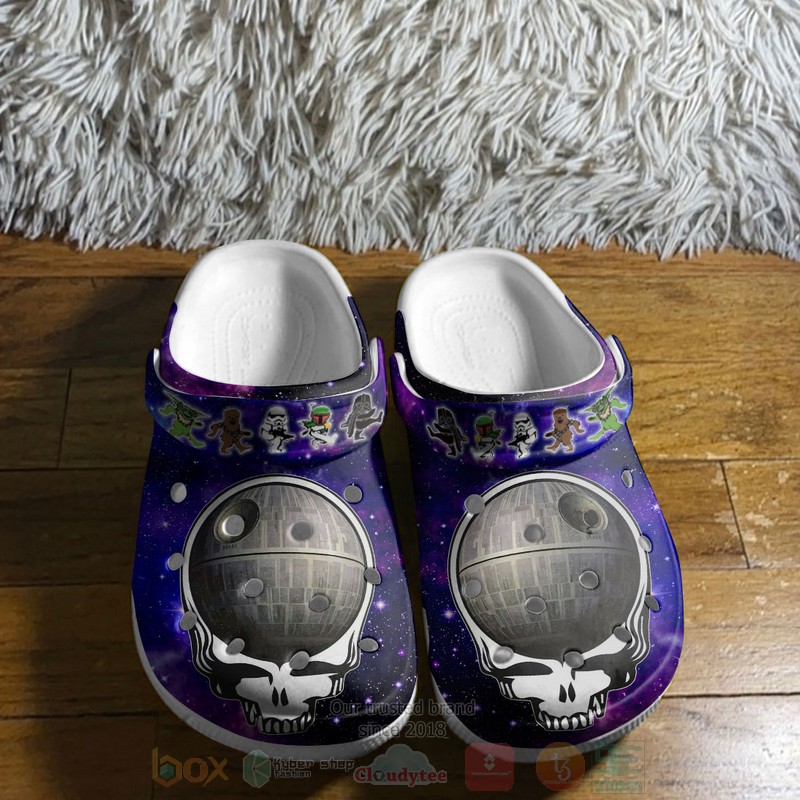 Merchidea Grateful Dead Music Crocs Crocband Clogs Shoes Comfortable For Men Women and Kids