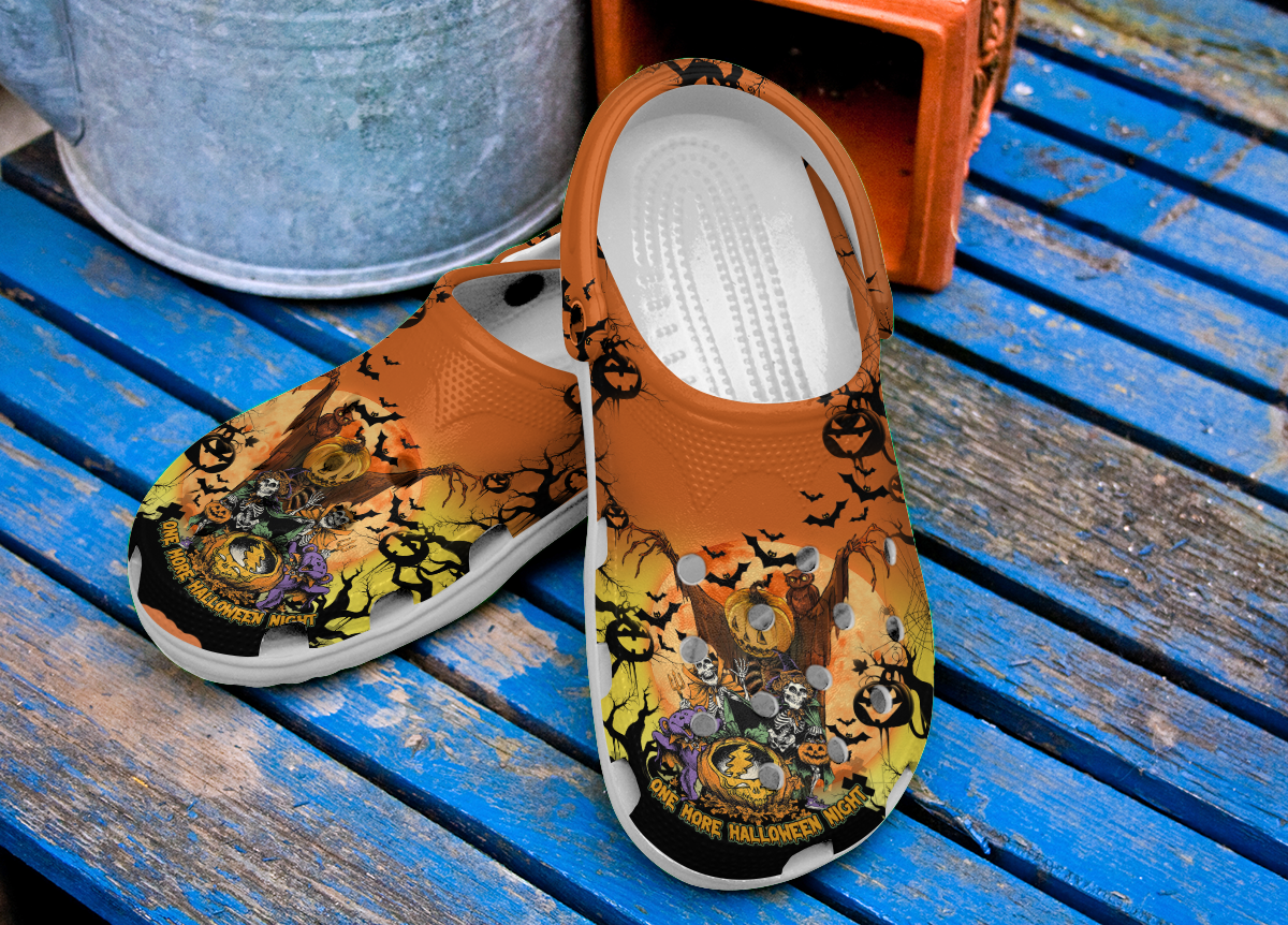 Merchidea Grateful Dead Music Crocs Crocband Clogs Shoes Comfortable For Men Women and Kids