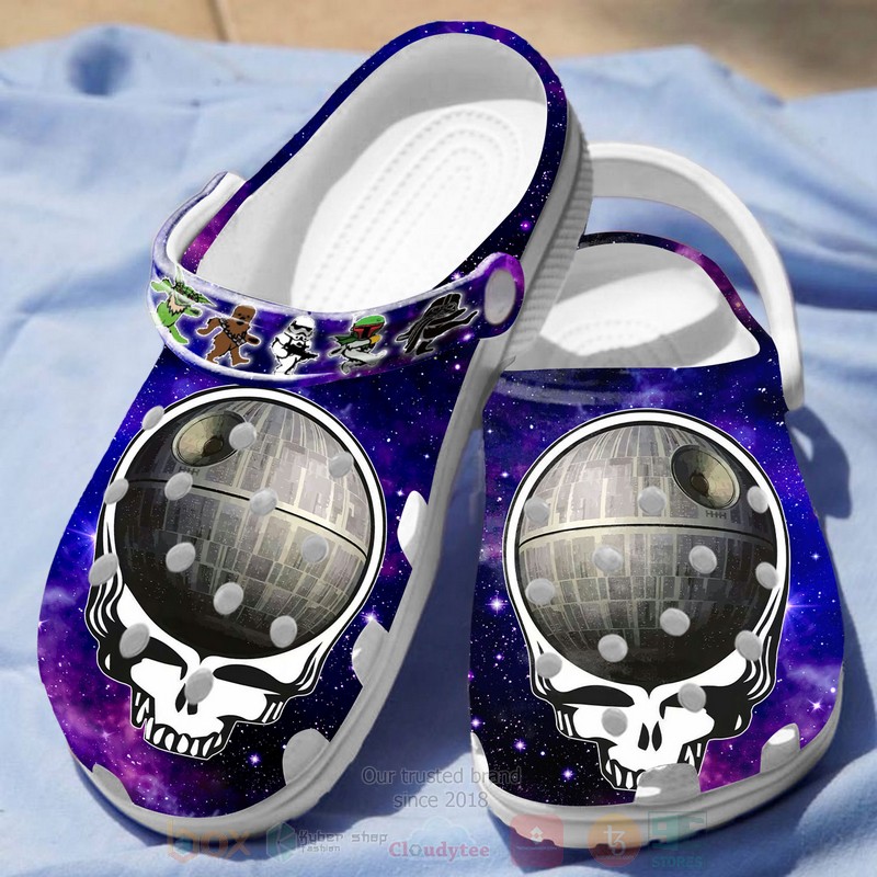 Merchidea Grateful Dead Music Crocs Crocband Clogs Shoes Comfortable For Men Women and Kids