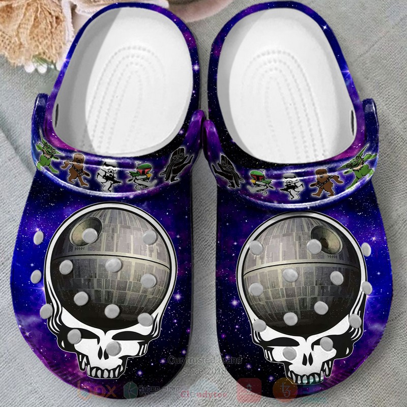 Merchidea Grateful Dead Music Crocs Crocband Clogs Shoes Comfortable For Men Women and Kids