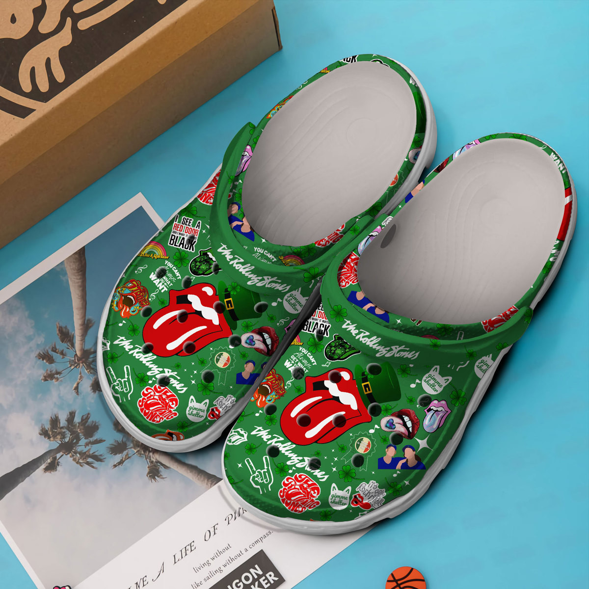 Merchidea Grateful Dead Music Crocs Crocband Clogs Shoes Comfortable For Men Women and Kids