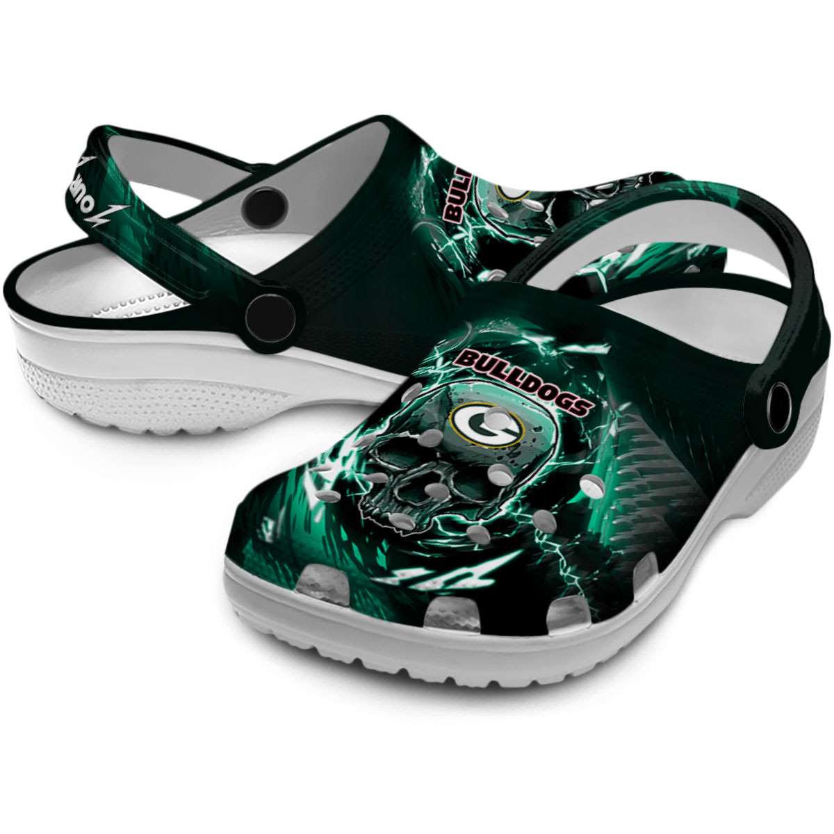 Merchidea Green Bay Packers NFL Sport Crocs Crocband Clogs Shoes Comfortable For Men Women and Kids