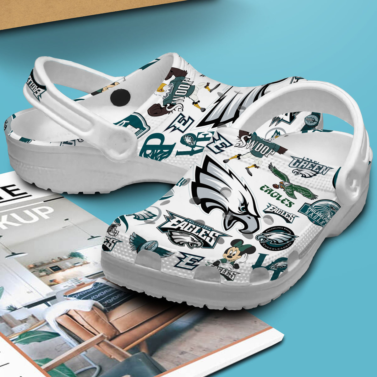 Merchidea Green Bay Packers NFL Sport Crocs Crocband Clogs Shoes Comfortable For Men Women and Kids