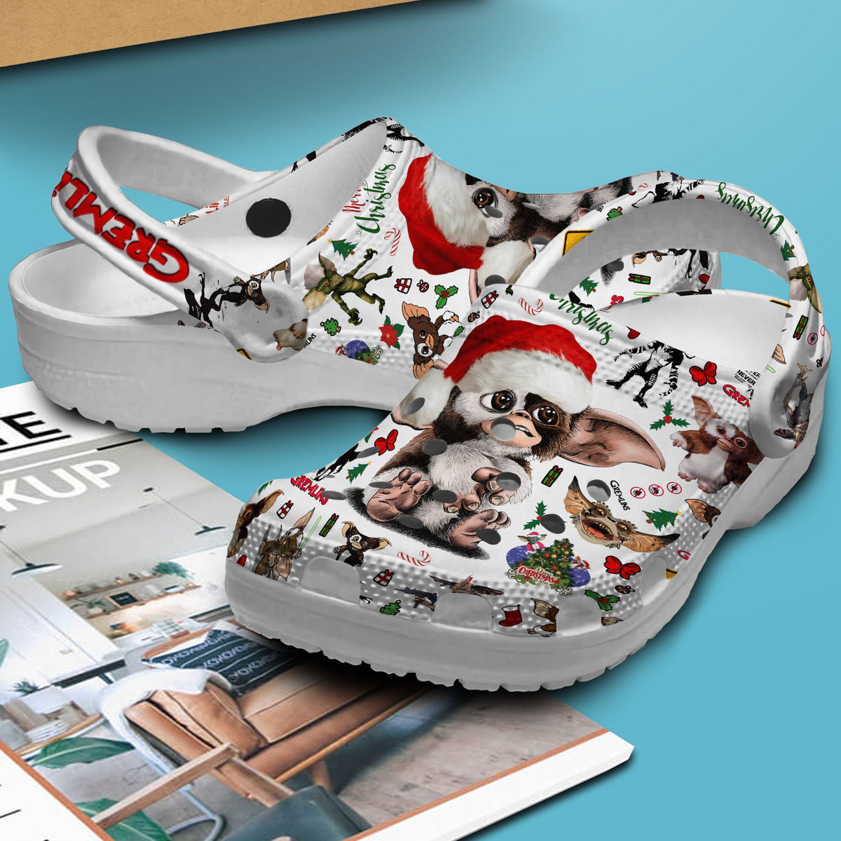 Merchidea Gremlins Movie Crocs Crocband Clogs Shoes Comfortable For Men Women and Kids