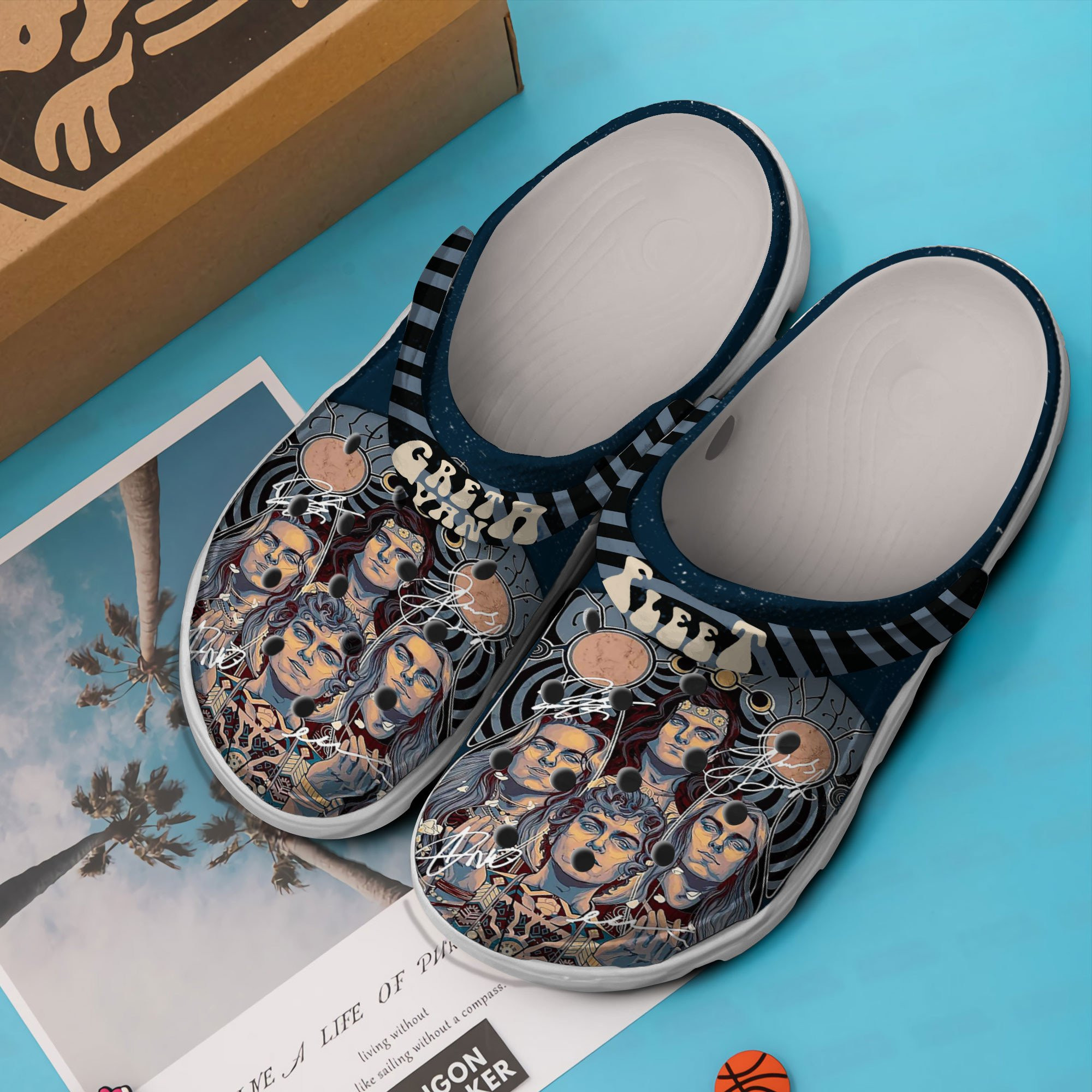 Merchidea Greta Van Fleet Music Crocs Crocband Clogs Shoes Comfortable For Men Women and Kids