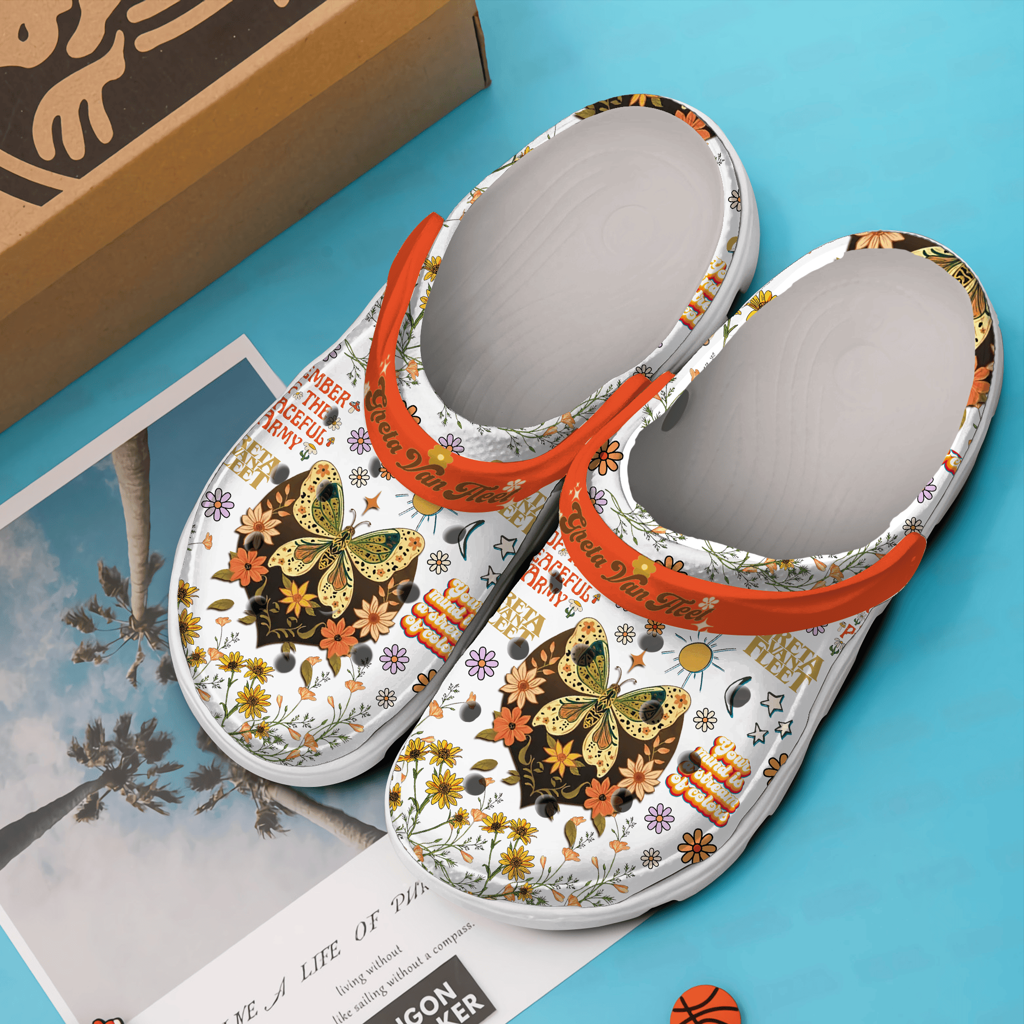 Merchidea Greta Van Fleet Music Crocs Crocband Clogs Shoes Comfortable For Men Women and Kids