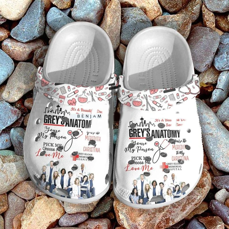 Merchidea Grey's Anatomy Crocs Clog Shoes