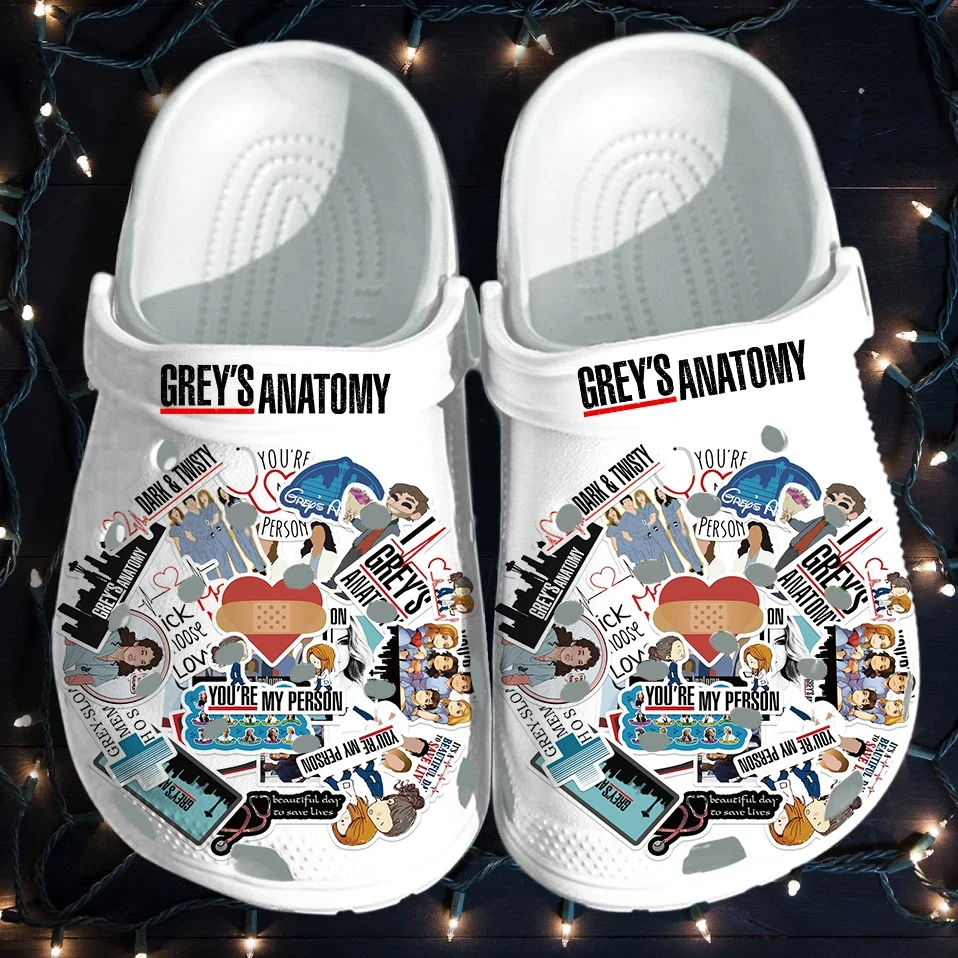 Merchidea Grey's Anatomy Crocs Clog Shoes