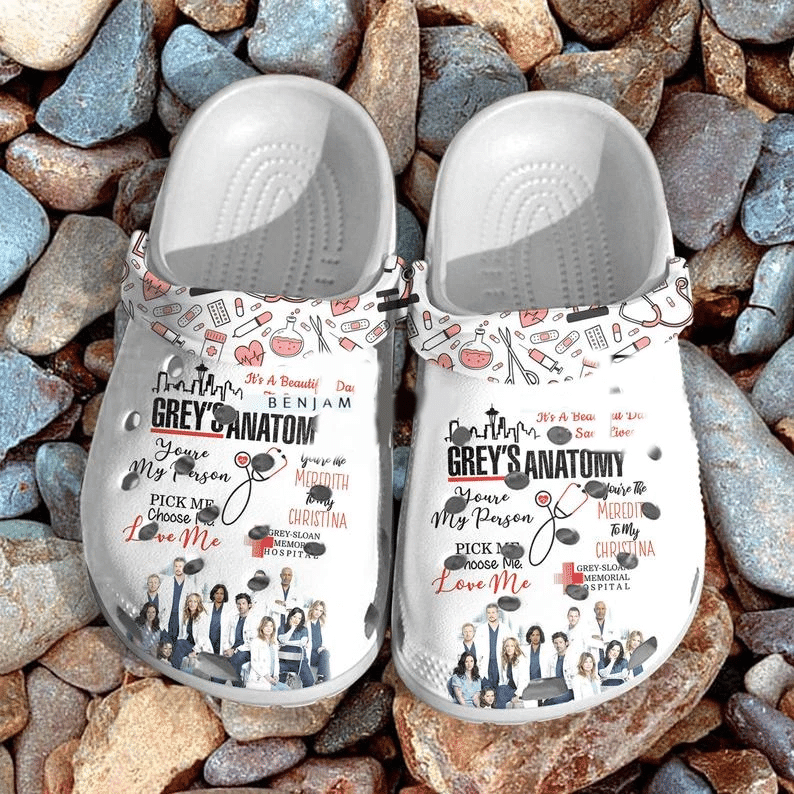 Merchidea Grey's Anatomy Crocs Clog Shoes