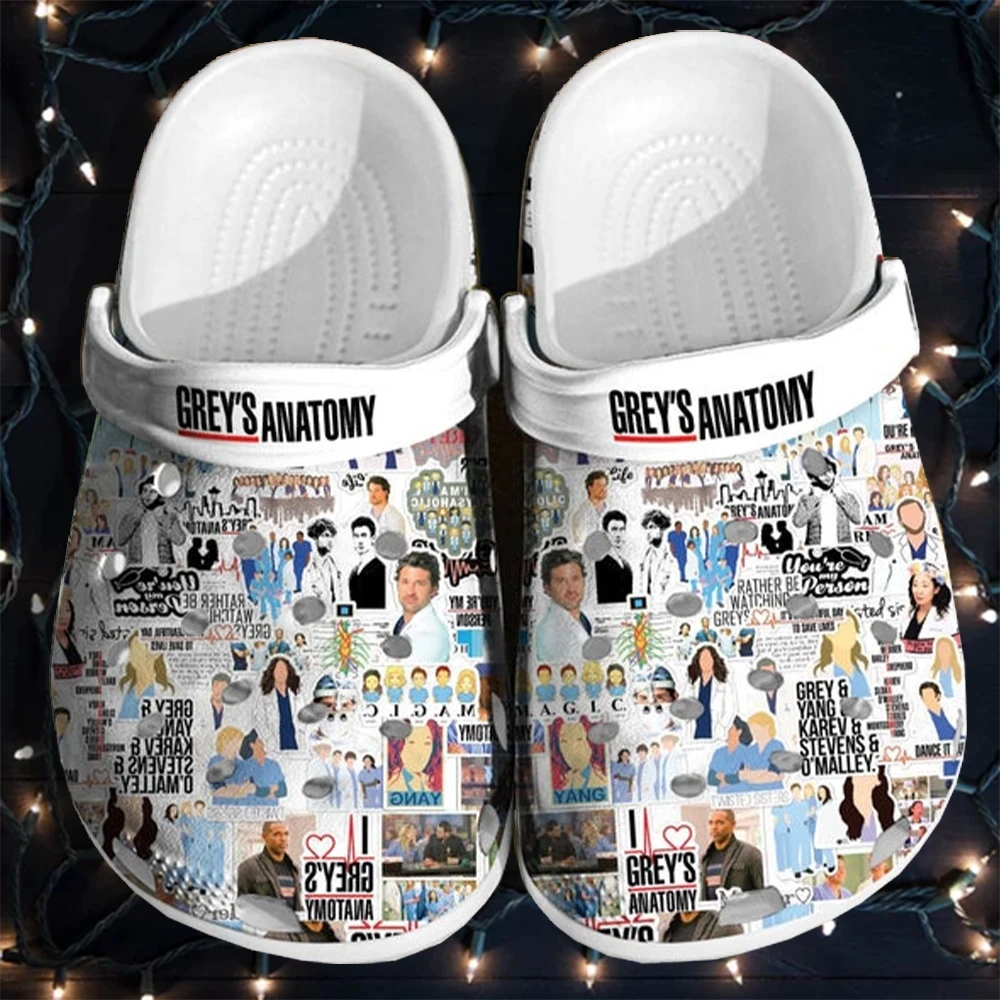 Merchidea Grey's Anatomy Crocs Clog Shoes