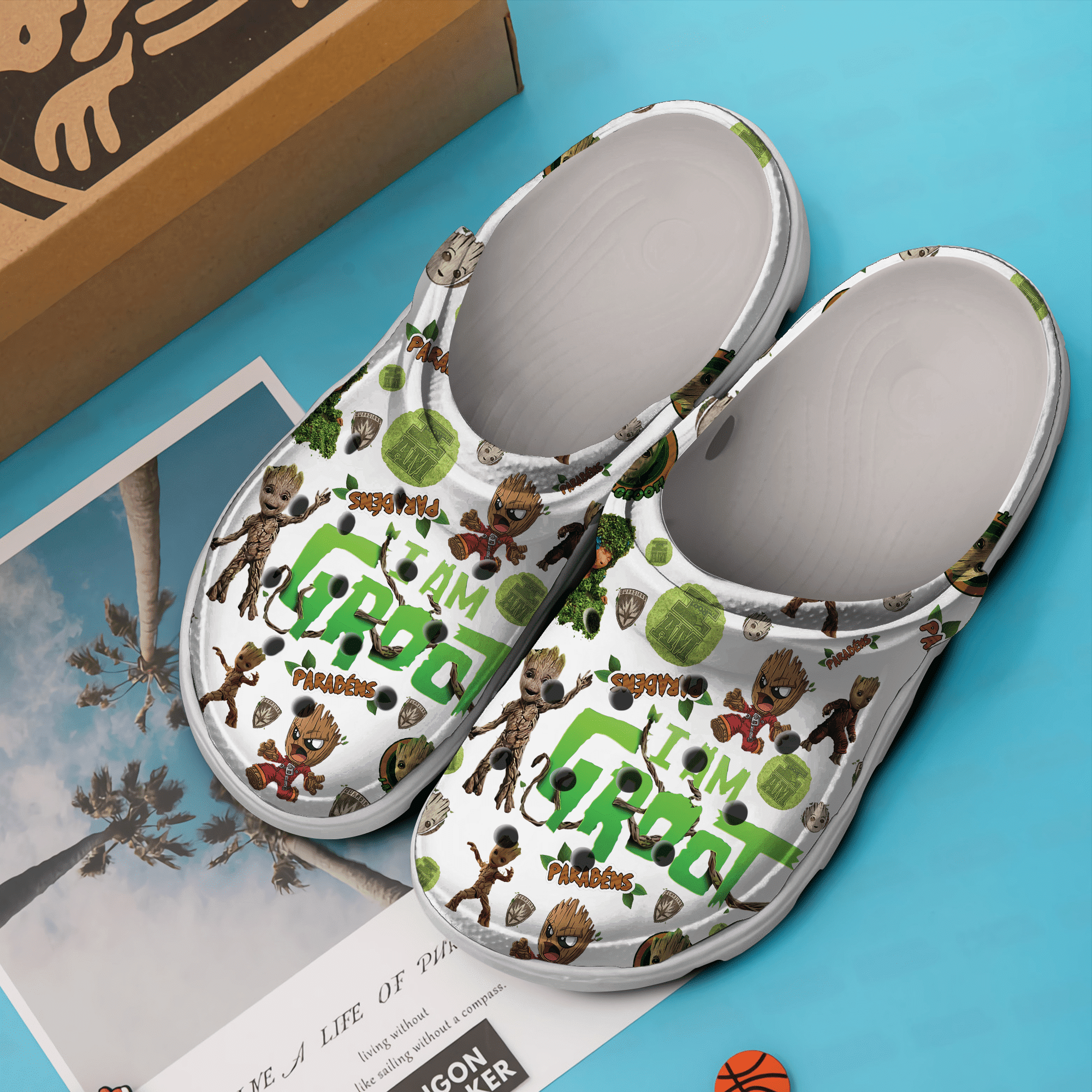 Merchidea Guardians Of The Galaxy Movie Crocs Crocband Clogs Shoes Comfortable For Men Women and Kids