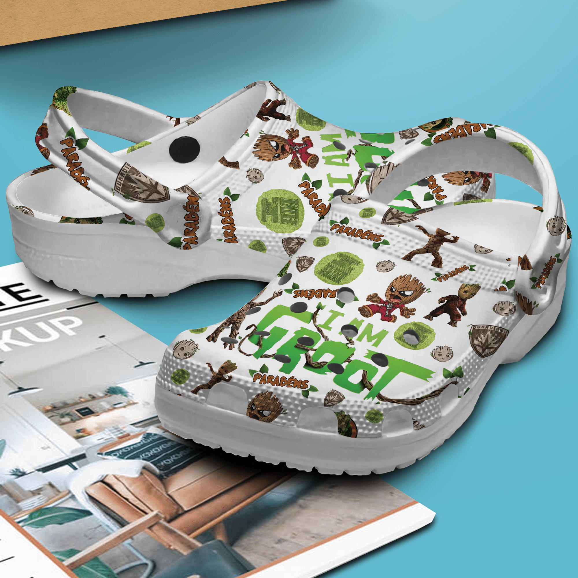 Merchidea Guardians Of The Galaxy Movie Crocs Crocband Clogs Shoes Comfortable For Men Women and Kids