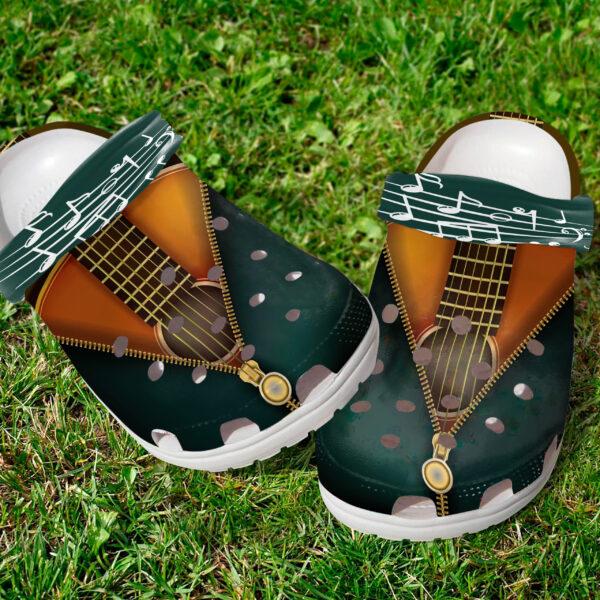 Merchidea Guitar Collection Crocs Crocband Clogs Shoes Comfortable For Men Women and Kids